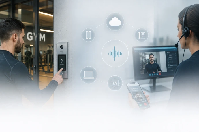 Videoportero IP con inteligencia artificial y atención 24/7